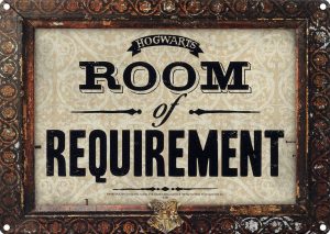 Harry Potter Blechschild "Room of Requirements"