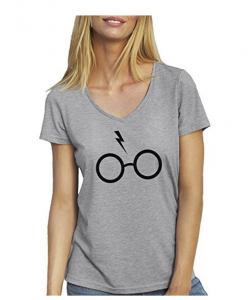 Harry Potter T-Shirt für Damen mit Brille und Blitz