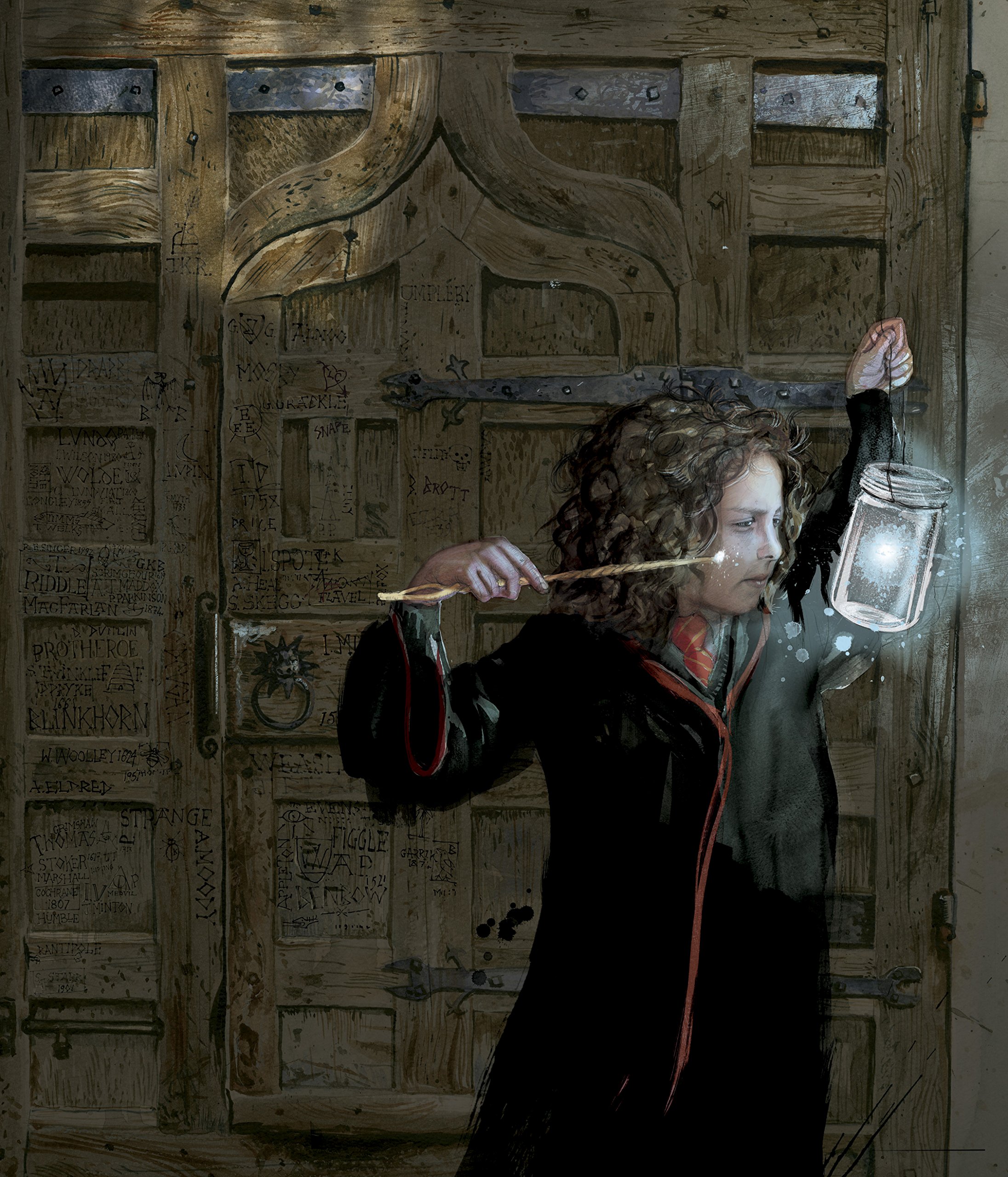 Hermine in der "Harry Potter and the Philosopher´s Stone - illustrated Edition"