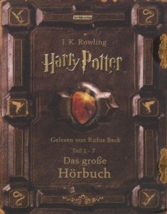 Alle Hörbücher von Harry Potter Band 1-7 Gesamtausgabe Set Box Rufus