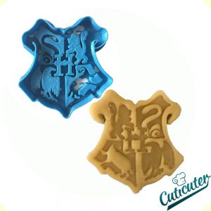 Harry Potter Ausstecher Hogwarts-Wappen für Kekse und Plätzchen