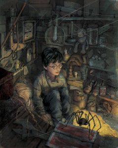 Illustration aus Harry Potter and the Philospoher´s Stone auf Englisch (2015)