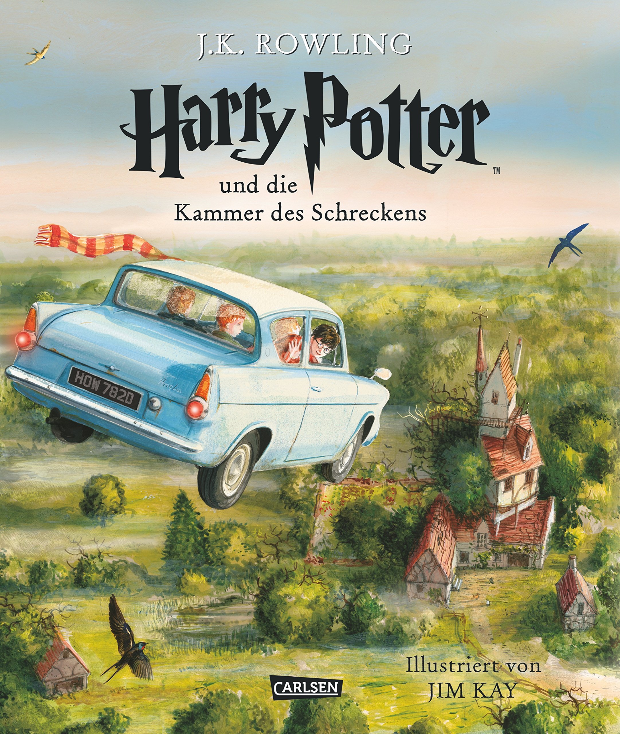 Buch: "Harry Potter und die Kammer das Schreckens" als illustrierte Schmuckausgabe