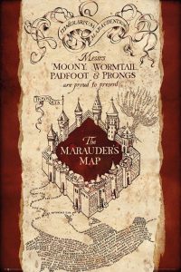 Poster, Karte des Rumtreibers, Marauders Map