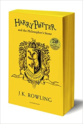 Taschenbuch Hufflepuff-Edition von "Harry Potter and the Philosopher´s Stone" (Englisch)