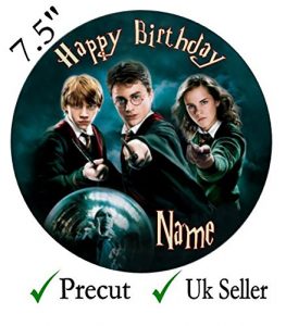 Personalisierbarer Harry Potter Tortenaufleger zum Geburtstag