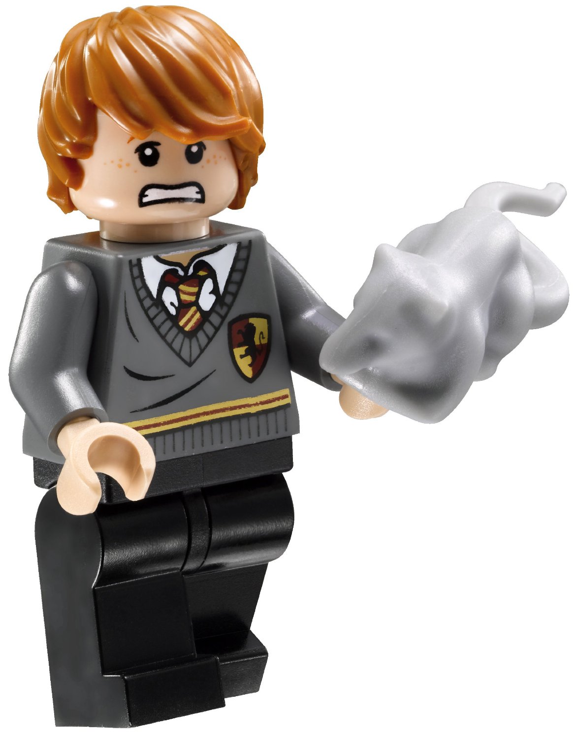 Ron als Minifigur im LEGO-Set Hagrids Hütte 4738