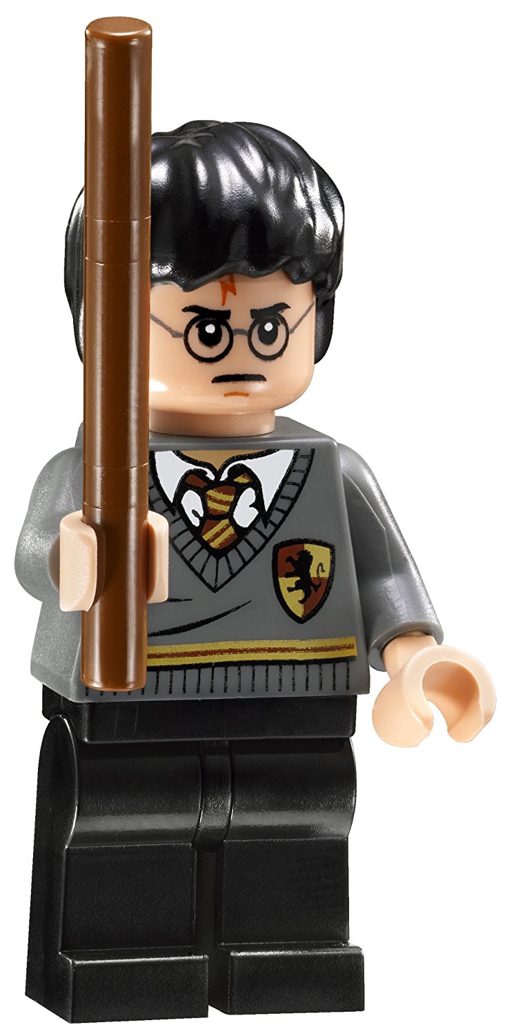 Harry als Minifigur im LEGO-Set Hagrids Hütte 4738