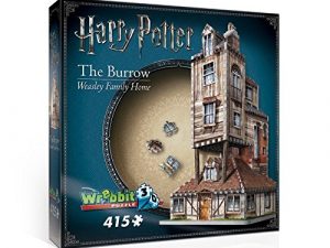 Das Haus der Weasleys, der Fuchsbau, als detailreiches 3D Puzzle