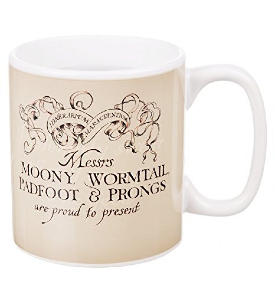 Harry Potter Tasse Karte Des Rumtreibers "Karte des Rumtreibers"-Tasse mit Thermoeffekt - FanTasium