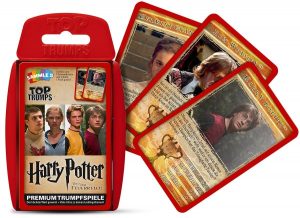 Top Trumps Quartett-Kartenspiel mit Charakteren aus "Harry Potter und der Feuerkelch"