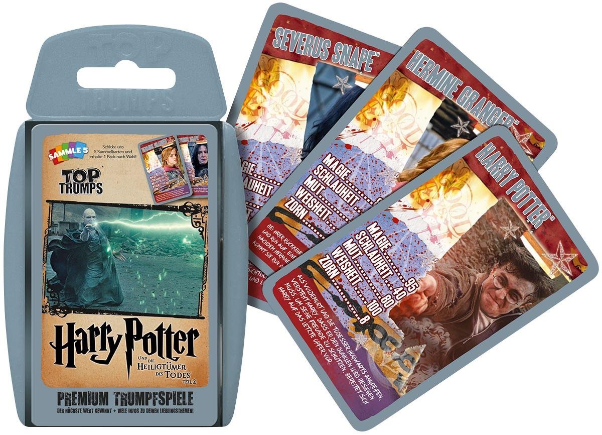 Top Trumps Quartett-Kartenspiel mit Charakteren aus Harry Potter und die Heiligtümer des Todes 2
