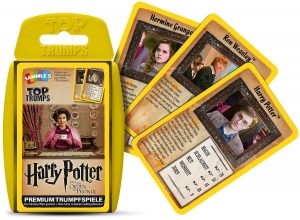 Top Trumps Quartett-Kartenspiel mit Charakteren aus Harry Potter und der Orden des Phönix