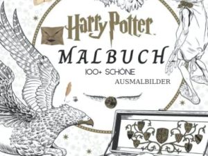 Harry Poter Malbuch: Tolles Geschenk für Kinder, Jugendliche und Erwachsene (Genieß es und habe Spaß).